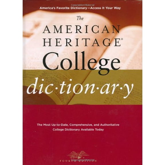 Pre-Owned The American Heritage College Dictionary, Fourth Edition (Hardcover) 0618835954 9780618835959