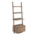 thumbnail image 1 of Convenience Concepts American Heritage Ladder Bookcase with File Drawer, Driftwood, 1 of 5