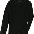 thumbnail image 1 of American Heritage Mens Textured LS Basic T-Shirt, Black, Small, 1 of 1