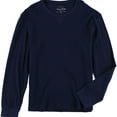 thumbnail image 1 of American Heritage Mens Waffle-Knit Basic T-Shirt, Blue, Small, 1 of 1