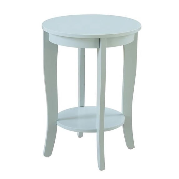 American Heritage Round End Table - Sea Foam