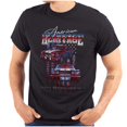 thumbnail image 1 of American Heritage US Flag Muscle Car Men's Graphic T Shirt Tees Brisco Brands S, 1 of 6