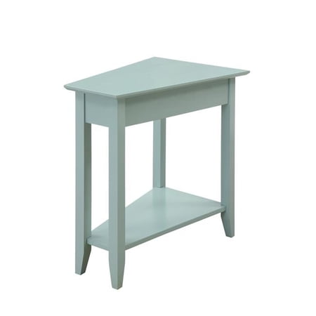 American Heritage Wedge Wood End Table