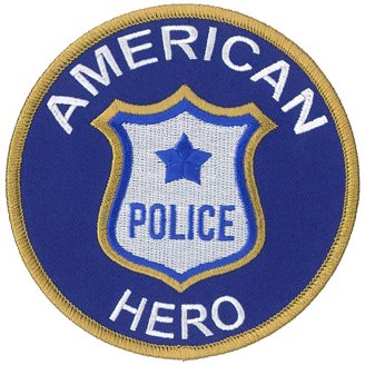 In God We Trust Support Law Enforcement Patch 2A Embroidered Iron