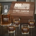 thumbnail image 1 of American Heroes Personalized Argos Decanter Box Set with Bryne Glasses, 1 of 3