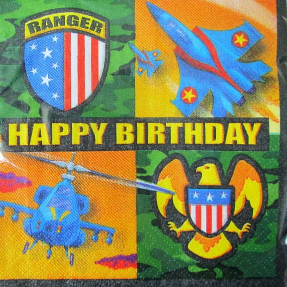 American Heroes Small Napkins (16ct)