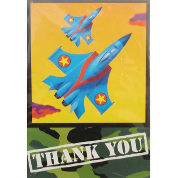 American Heroes Thank You Notes w/ Envelopes (8ct)