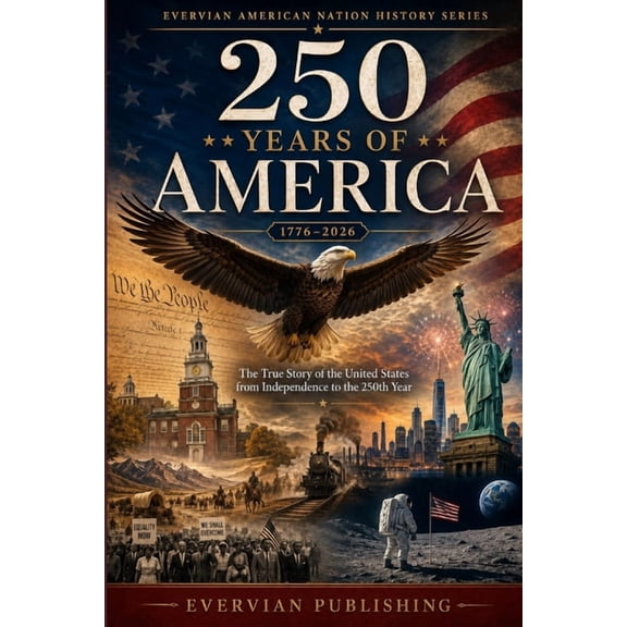 American History 250 Years of America: The True Story of the United States from Independence to the 250th Year, Book 1, (Paperback)