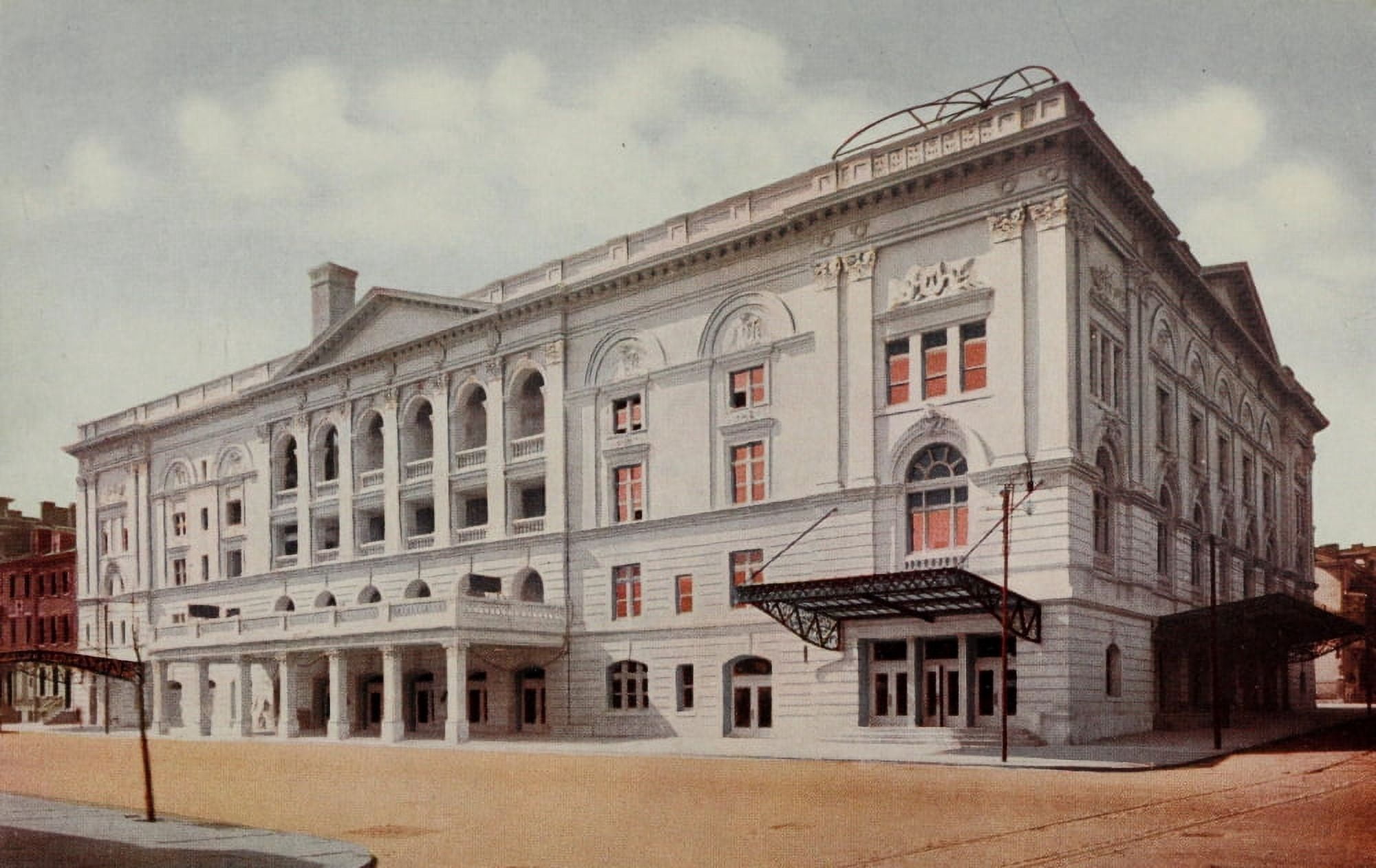 American History & Encyclopedia of Music 1910 Philadelphia Opera Hse Canvas Art - Unknown (18 x 24)