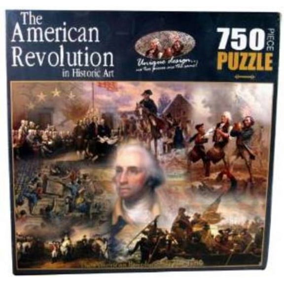American History The Revolutionary War in Historic Art Jigsaw Puzzle (750-Piece)