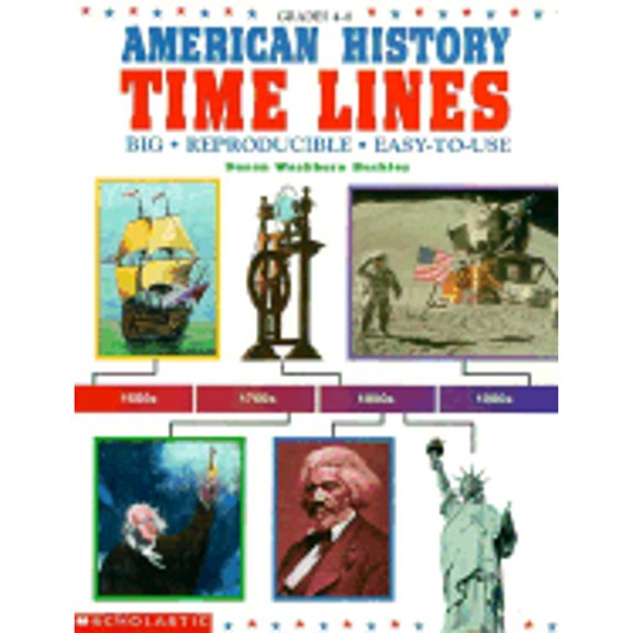 Pre-Owned American History Time Lines: Big, Reproducible, Easy-To-Use (Paperback) 059026608X 9780590266086