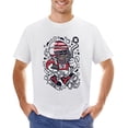 thumbnail image 1 of American Hockey Kid Vintage T-shirt Mens Cotton Classic Crewneck Short Sleeve Tees Unisex White 2XL, 1 of 2