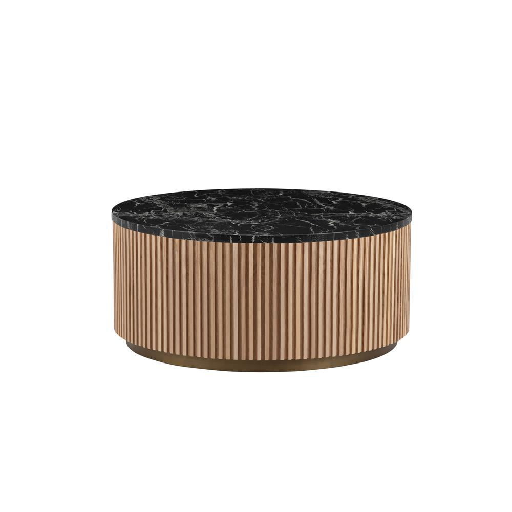 American Home Classic Finn Modern Solid Wood Coffee Table in Ash