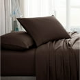 thumbnail image 1 of American Home Collection Ultra Soft Sheet Set - Fit 16 Inches Deep Pocket - 4 Pieces, California King, Brown, 1 of 8