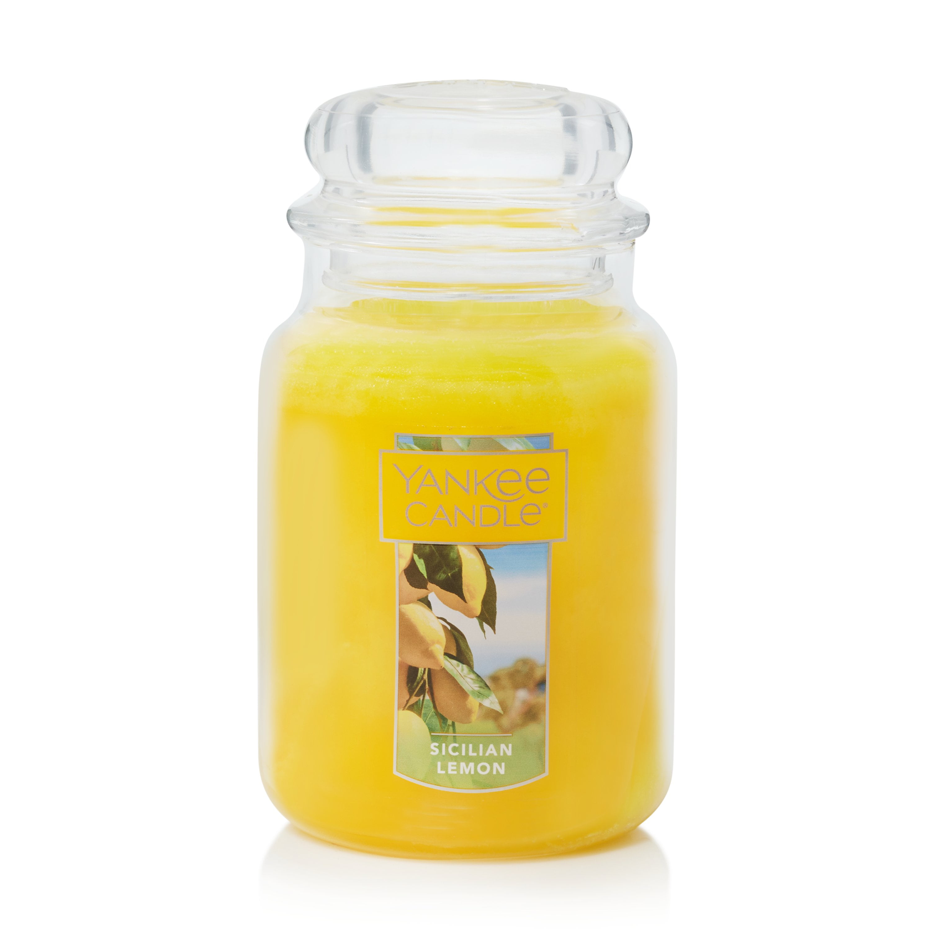 Yankee Candle Sicilian Lemon Original Large Scented Jar Candle, 22 oz