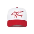 thumbnail image 1 of American Honey Embroidered Trucker Hat, Adjustable Snapback Baseball Cap for Women, Stylish Statement Hat for Country Concerts, Vacations, Parties and Everyday Fashion, 1 of 5