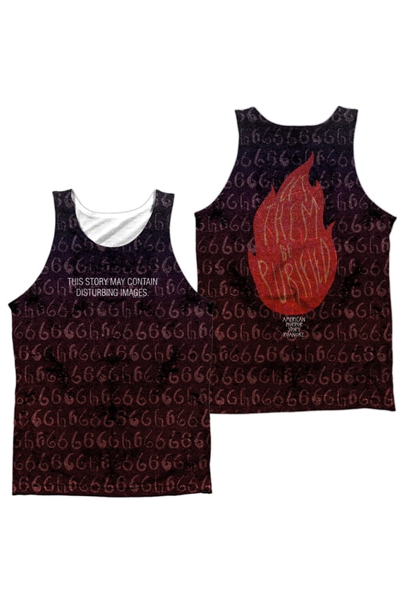 American Horror Story Disturbing Images Fb Print Mens Tank Top Sub Shirt Sm