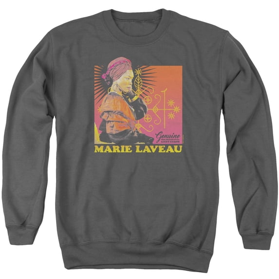 American Horror Story Genuine Lucky Charm Adult Crewneck Sweatshirt Charcoal