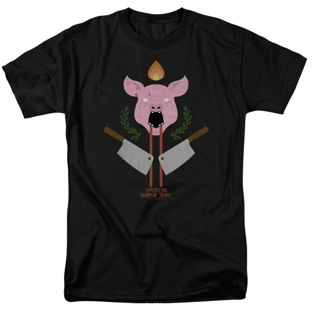American Horror Story Pig Cleavers T Shirt Licensed Horror TV Show Tee