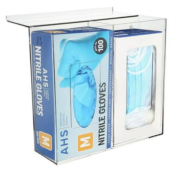 American Hospital Supply Double Glove Dispenser with Lid [Pack of 1]