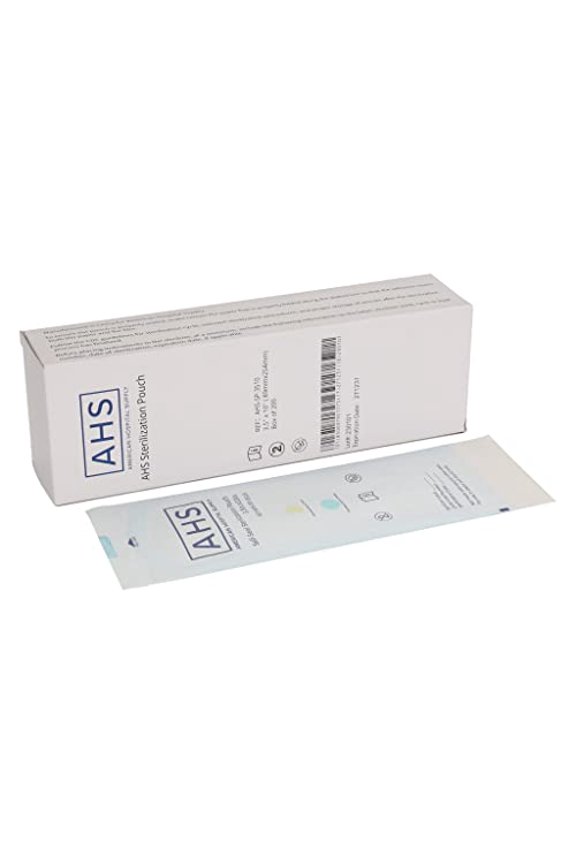Medical Sterilization Pouches 3.5 in. x 10 in, Box of 200