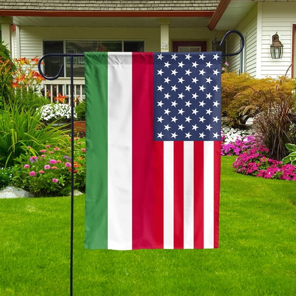 American Hungary Flag Hungarian Friendship U.S.A Memorial Day Patriotic For House Flag (29.5x39.5) Double Sided-USA Flags Premium Polyester-Decorative Indoor Outdoor Flag