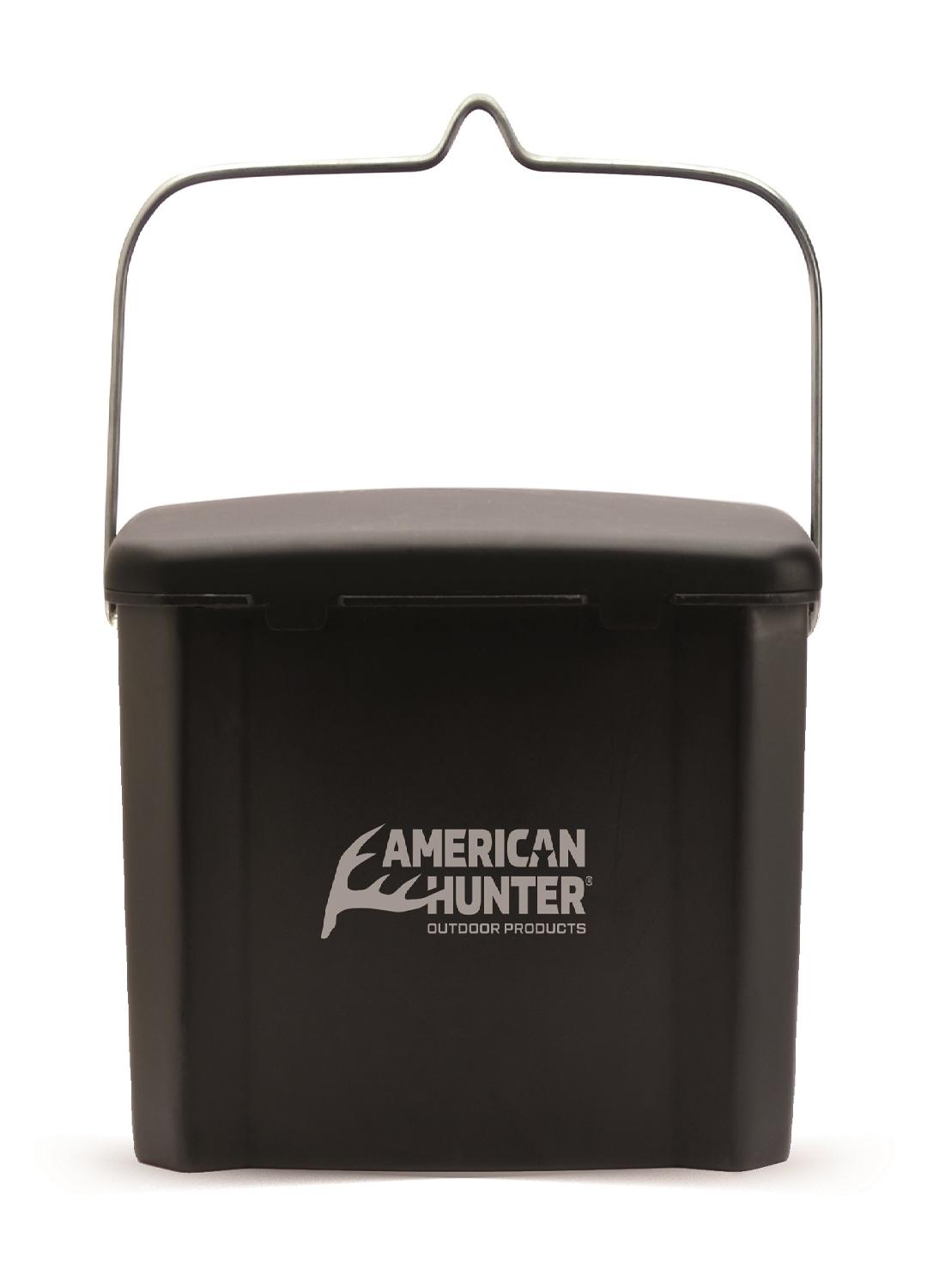 American Hunter 5-Gallon Digital Hanging Bucket Feeder - 40 Lb Capacity, Weatherproof, Programmable Timer For Deer & Wildlife