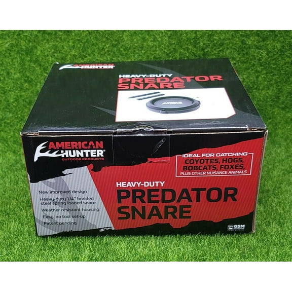 AMERICAN HUNTER Hog And Predator Snare | Hunting Versatile Universal Durable Weather Resistant Pressure Activated Trap with Steel Cable