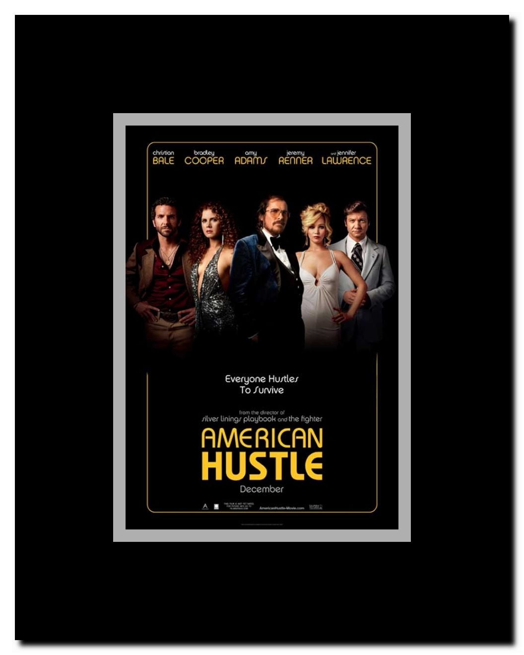 American Hustle Framed Movie Poster