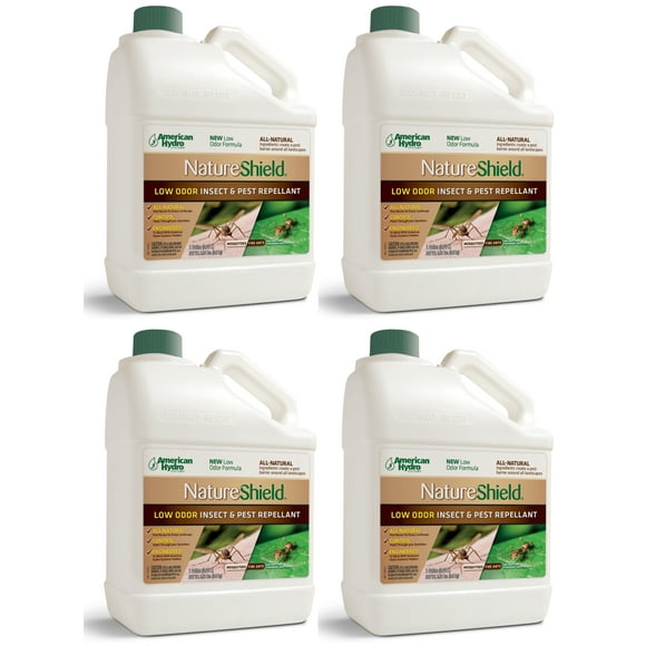 American Hydro Systems NS2 NatureShield Low Odor Insect and Pest Repellant, 64oz, 4 Pack