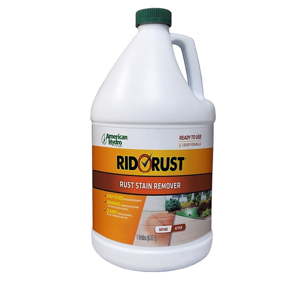 American Hydro Systems 2662 Rid O' Rust Liquid Rust Stain Remover, 1 Gallon