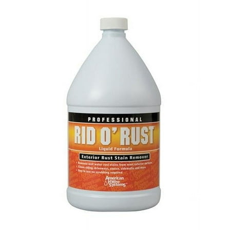 American Hydro Systems 2662 Rid O' Rust Liquid Rust Stain Remover, 1 Gallon