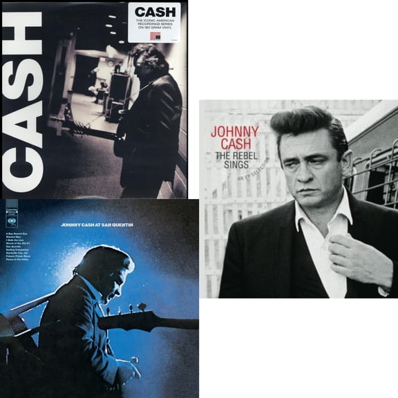 American Iii: Soitary Man & At San Quentin & Rebel Sings (Crystal Clear & Solid Silver LP Vinyl)