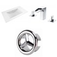 thumbnail image 1 of American Imaginations AI-20326 1.25 in. Round Stainless Steel Overflow Cap, Chrome, 1 of 5