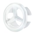 thumbnail image 1 of American Imaginations AI-20334 1.25 in. Round Stainless Steel Overflow Cap, White, 1 of 5