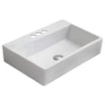 thumbnail image 1 of American Imaginations AI-28477 20.9 in. Rectangle Above Counter White Vessel for 3H4 in. Center Drilling, 1 of 3