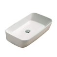 thumbnail image 1 of American Imaginations AI-29099 22.72 in. Above Counter White Vessel for Deck Mount Drilling, 1 of 1
