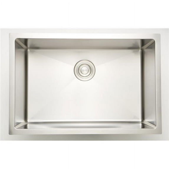 American Imaginations AI-34487 27 in. Stainless Steel Kitchen Sink with 1 Bowl & 16 Gauge, Stainless Steel