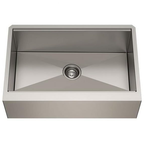 American Imaginations AI-34566 36 in. Stainless Steel Kitchen Sink with 1 Bowl & 16 Gauge, Stainless Steel