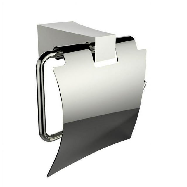American Imaginations AI-34599 4.88 in. Rectangle Stainless Steel Toilet Paper Roll Holder&#44; Chrome