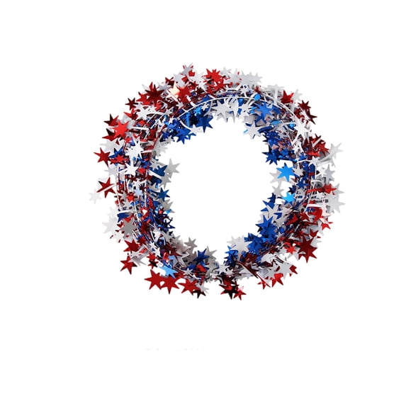American Independence Day Decoration, Star Party Colored Bar Iron Wire ...