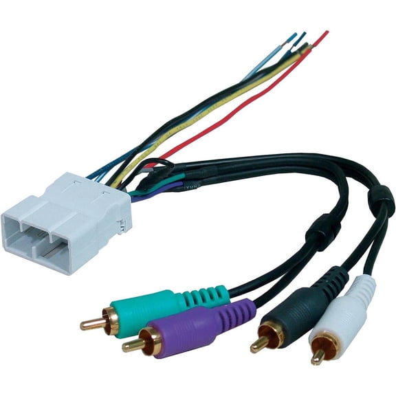 American International TWH14 Amplifier Integration Harness for 19902002 Toyota & Lexus, OEM Amp Retention Wiring Harness with RCA