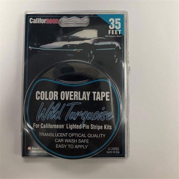 AIIN AIICA3503CL Lect Color Overlay Tape, Turquoise