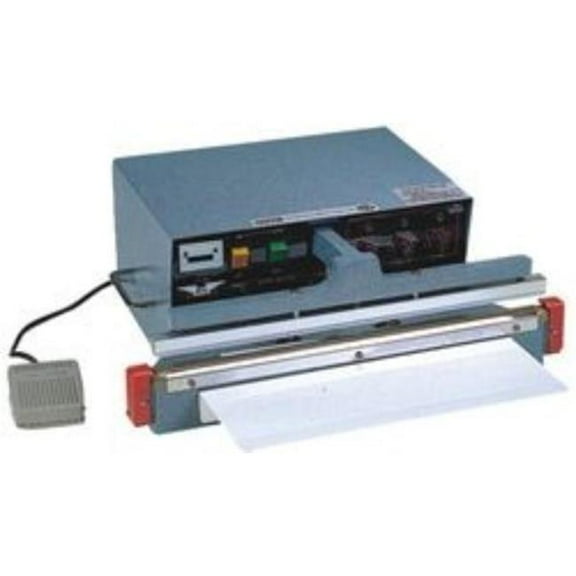 American International Electric AIE-600AR 24 in. Automatic Table Top Single Impulse Heat Sealer - Round Wire Seal & Cut