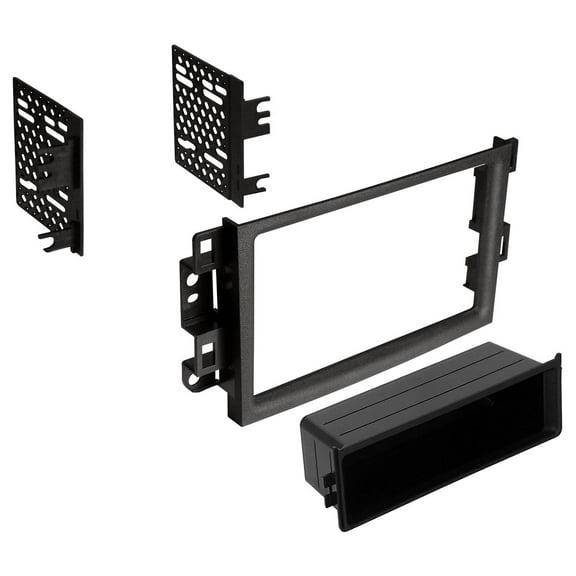 American International GMK417 Dash Installation Kit  Stereo Dash Kit for 20072011 Chevrolet Aveo & Pontiac G3 (Single/Double DIN, Black ABS)
