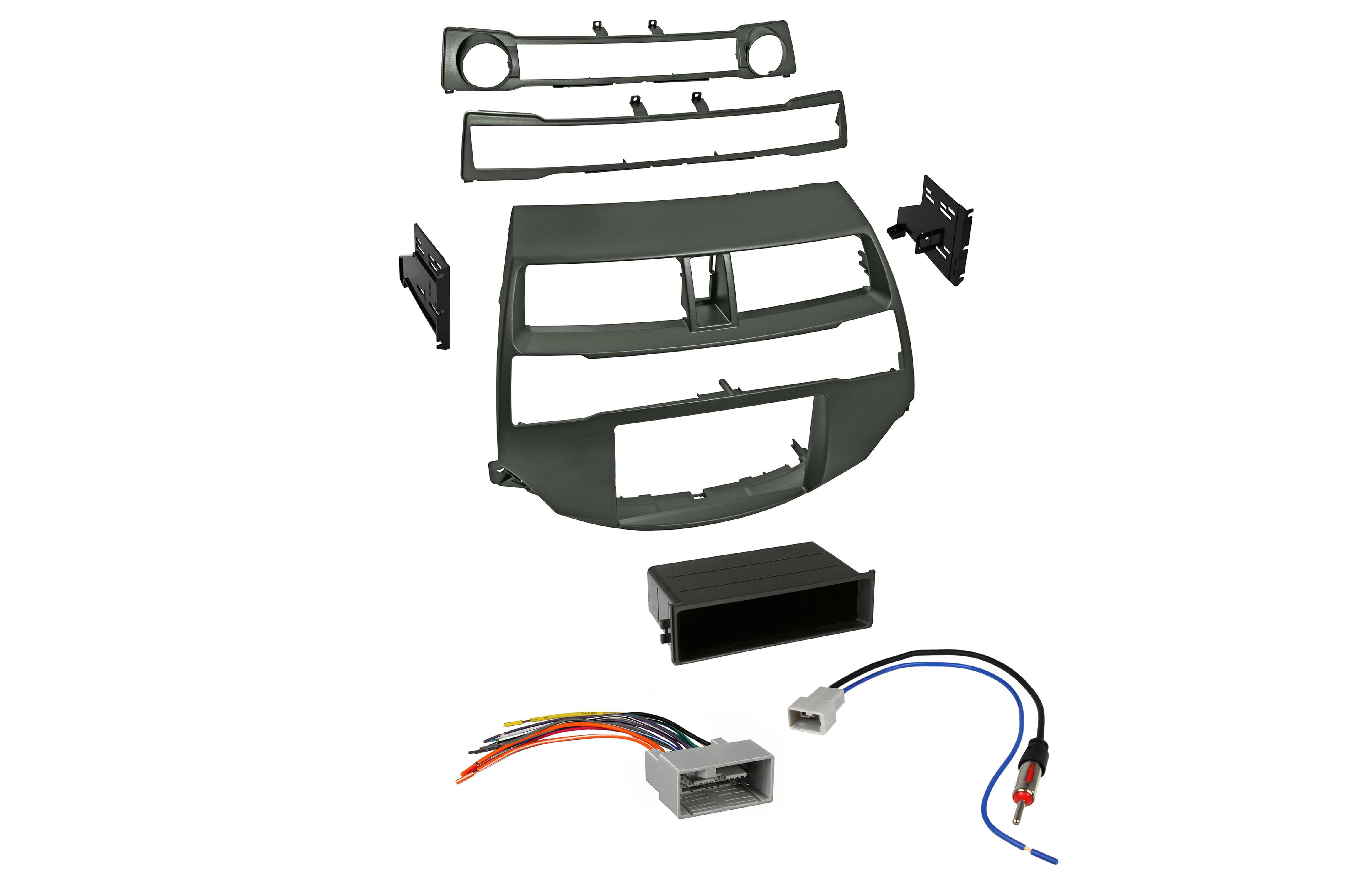 American International HONK852L Car Radio Stereo Install Dash Kit Harness Antenna for 20082012