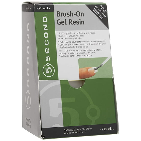 American International IBD 5 Second Brush On Gel Resin, 0.2 Oz, 2 Pack