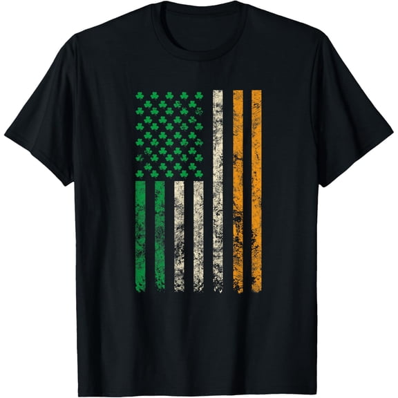 American Ireland Flag Irish Flags Women Men T-Shirt