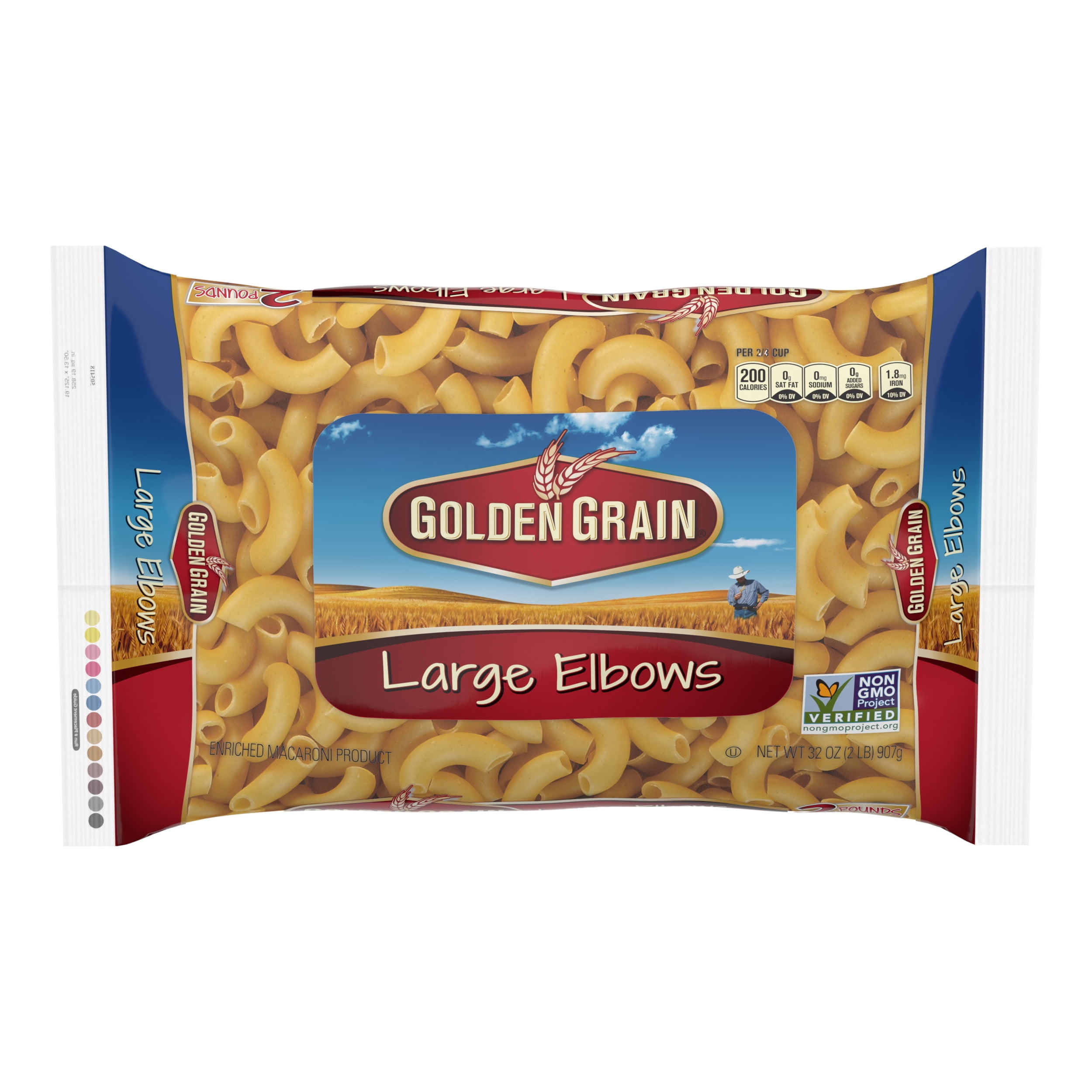 Golden Grain Large Elbows, 32 oz