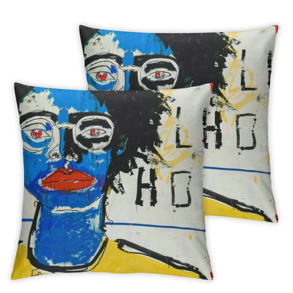 American Jean Shirt Michel Artist Basquiat Throw Pillow Covers Case